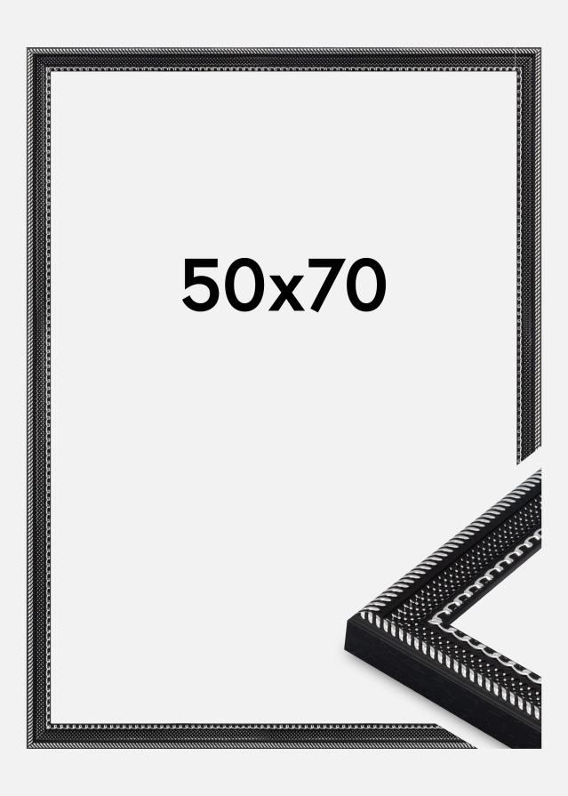 Rāmis Trellis Akrila stikls Melns 50x70 cm