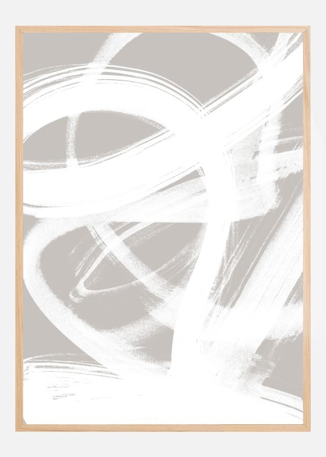 Abstract Brush Strokes Plakāts