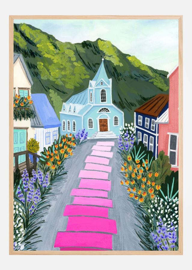 Seydisfjordur Plakāts