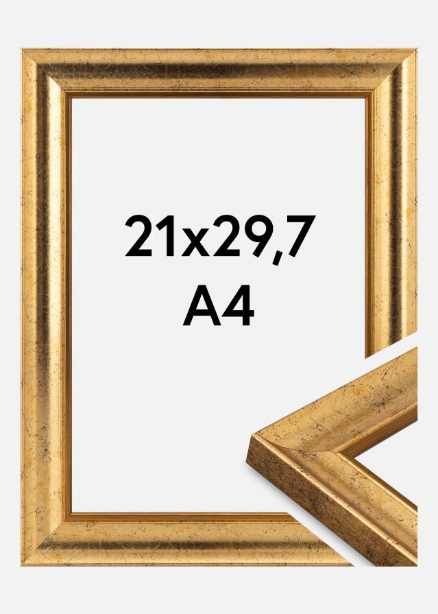 Rāmis Conca Akrila stikls Zelts 21x29.7 cm (A4)