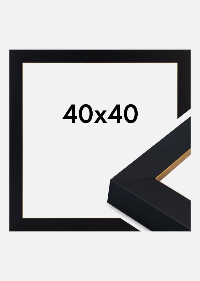 Rāmis Sussex Akrila stikls Melns/Zelts 40x40 cm