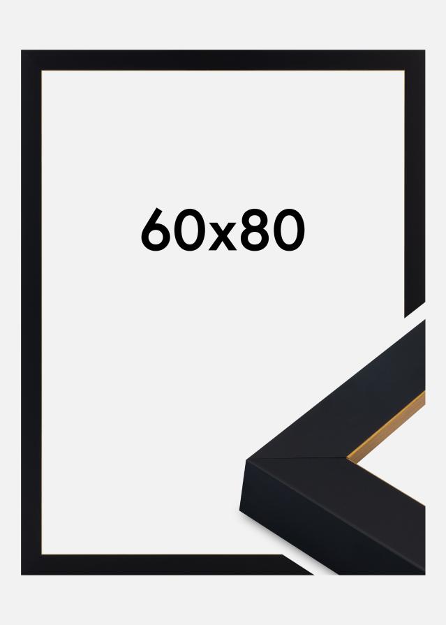 Rāmis Sussex Akrila stikls Melns/Zelts 60x80 cm