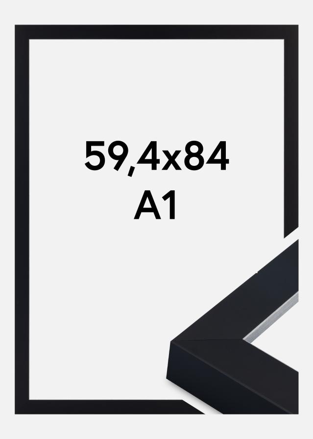 Rāmis Sussex Akrila stikls Melns/Sudrabs 59,4x84,1 cm (A1)