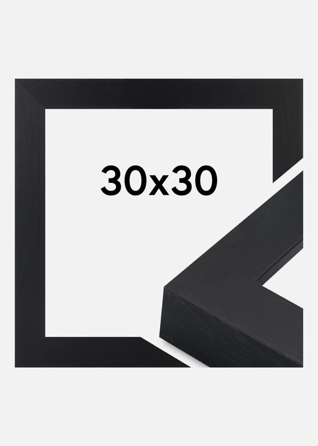 Rāmis Wells Akrila stikls Melns 30x30 cm