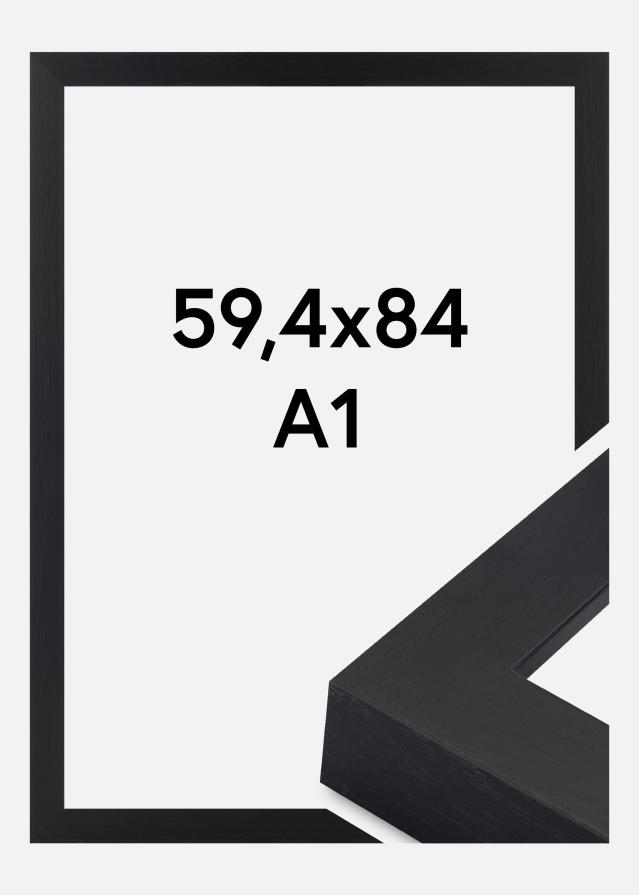 Rāmis Wells Akrila stikls Melns 59,4x84,1 cm (A1)