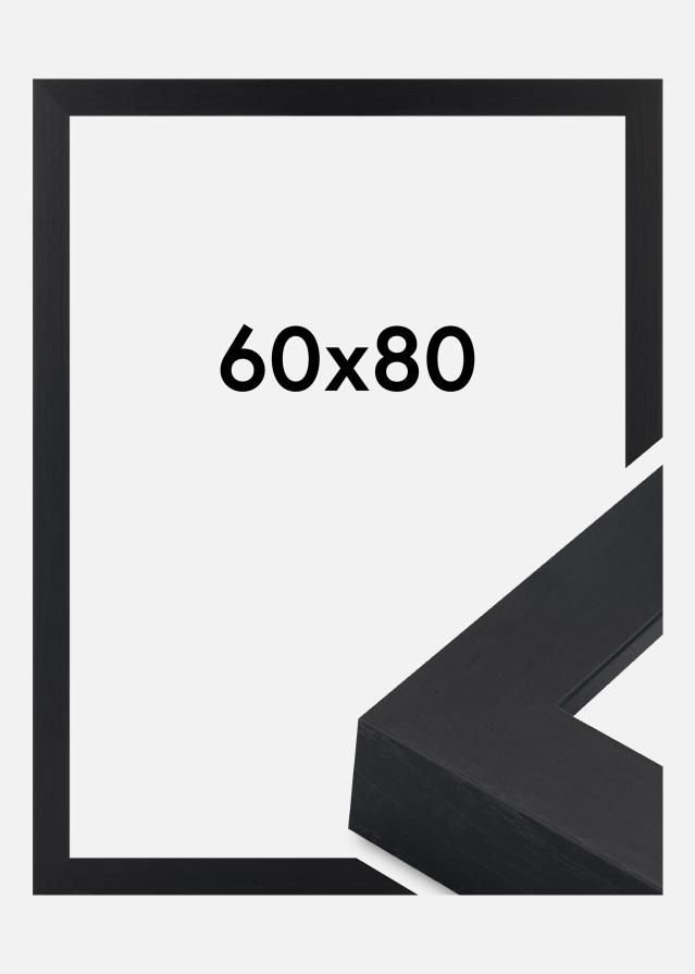 Rāmis Wells Akrila stikls Melns 60x80 cm