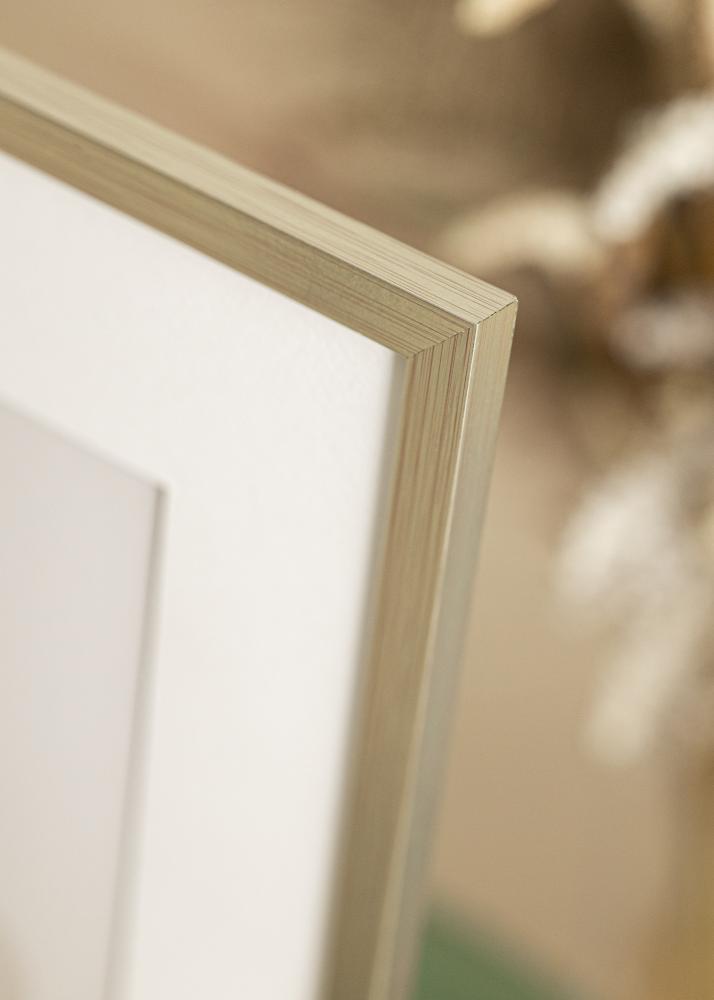 Rāmis Edsbyn Sudrabs 40x45 cm - Paspartu Balts 11x13 Inches