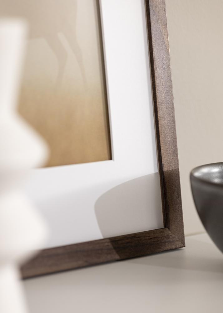 Rāmis Stilren valrieksts 55x70 cm - Paspartu Balts 45,7x61 cm