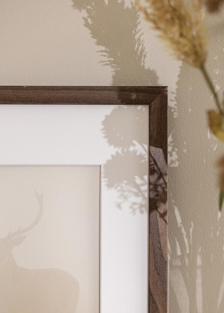 Rāmis Stilren valrieksts 55x70 cm - Paspartu Balts 45,7x61 cm