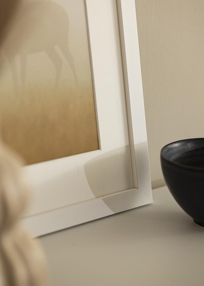 Rāmis Balts Koksne 65x90 cm - Paspartu Balts 55x80 cm