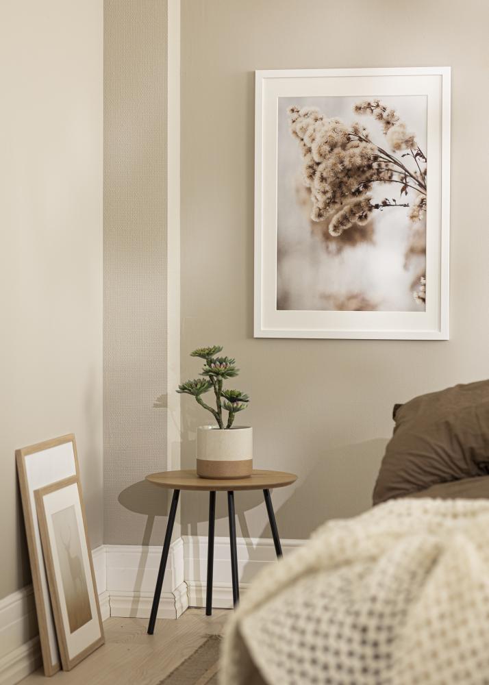 Rāmis Balts Koksne 65x90 cm - Paspartu Balts 55x80 cm