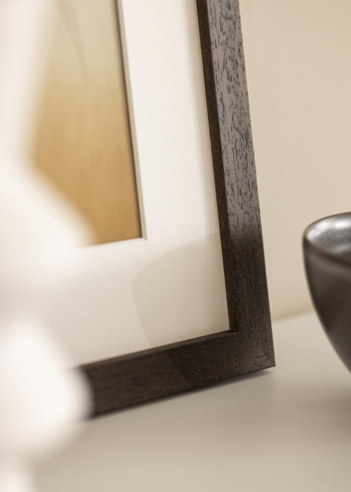 Rāmis Brūns Koks 55x80 cm - Paspartu Balts 45x70 cm