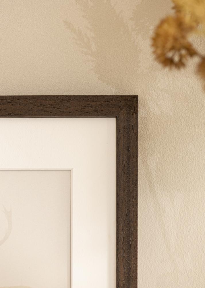 Rāmis Brūns Koks 55x80 cm - Paspartu Balts 45x70 cm
