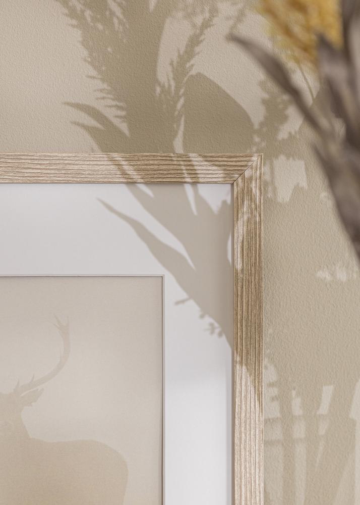 Rāmis Stilren Greige Ozols 30x40 cm - Paspartu Balts 20x28 cm