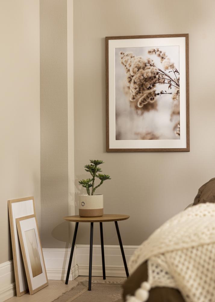 Rāmis Stilren auksti brūns 50x70 cm - Paspartu balts 16x23 Inches