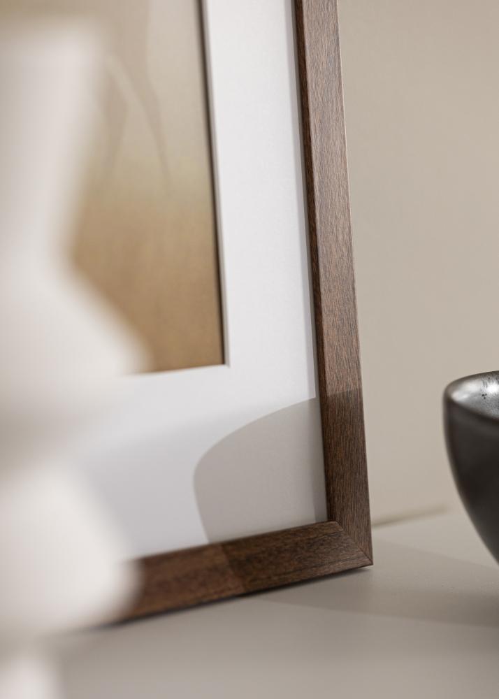 Rāmis Stilren Silti brūns 40x40 cm - Paspartu Balts 28x28 cm