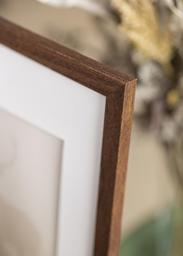 Rāmis Stilren Silti brūns 40x40 cm - Paspartu Balts 28x28 cm