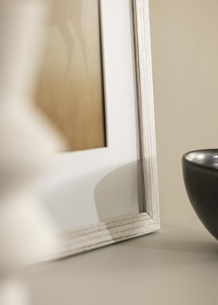 Rāmis Stilren Vintage Balts 30x40 cm - Paspartu Balts 21x29,7 cm