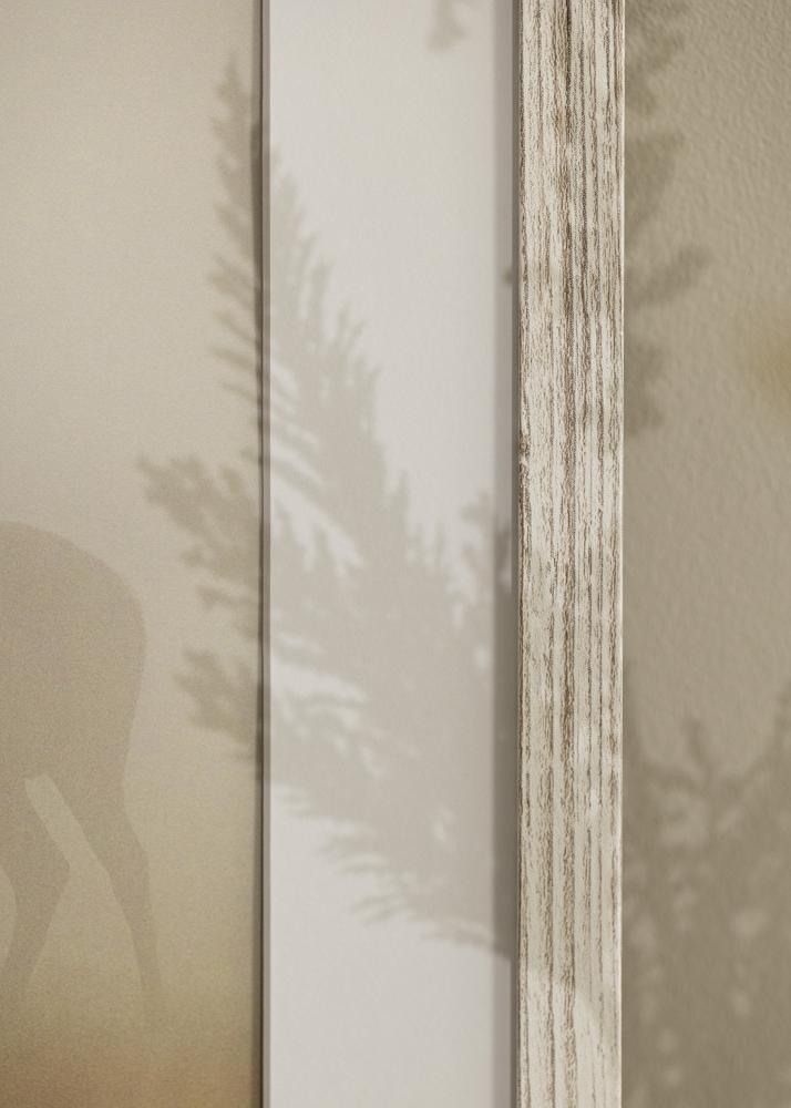 Rāmis Stilren Vintage Balts 30x40 cm - Paspartu Balts 21x29,7 cm