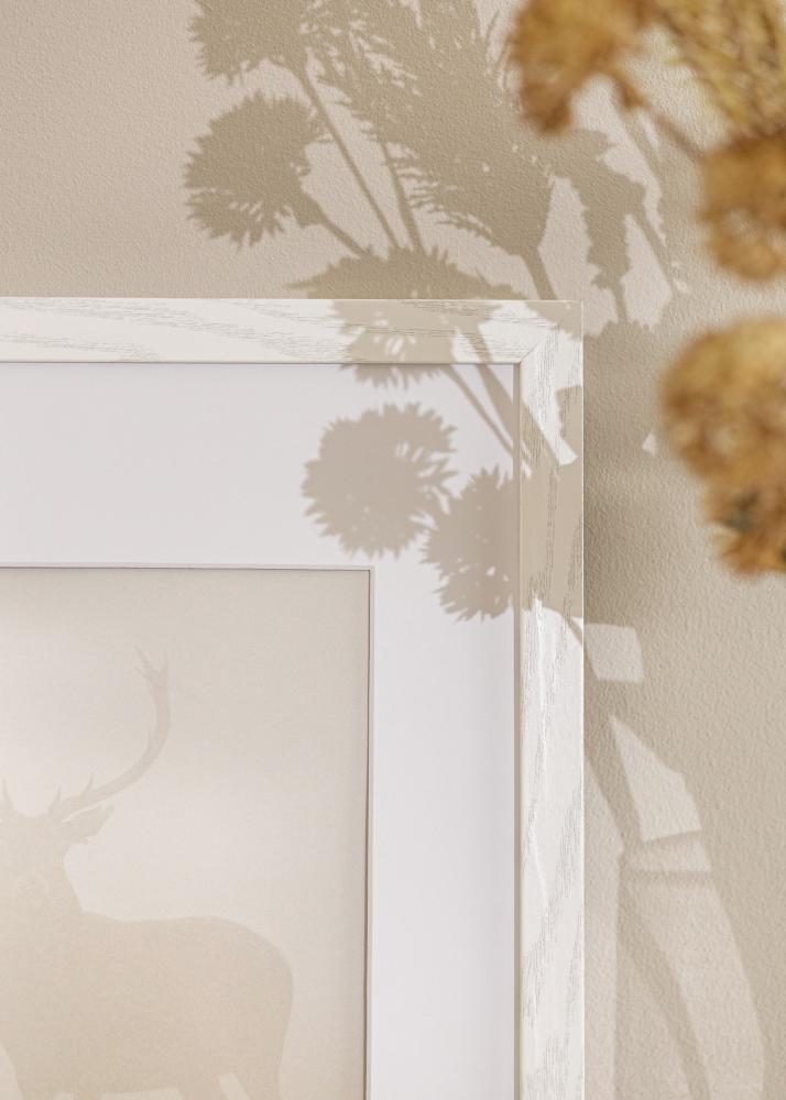 Rāmis Stilren Baltais ozols 40x50 cm - Paspartu Balts 12x15 Inches