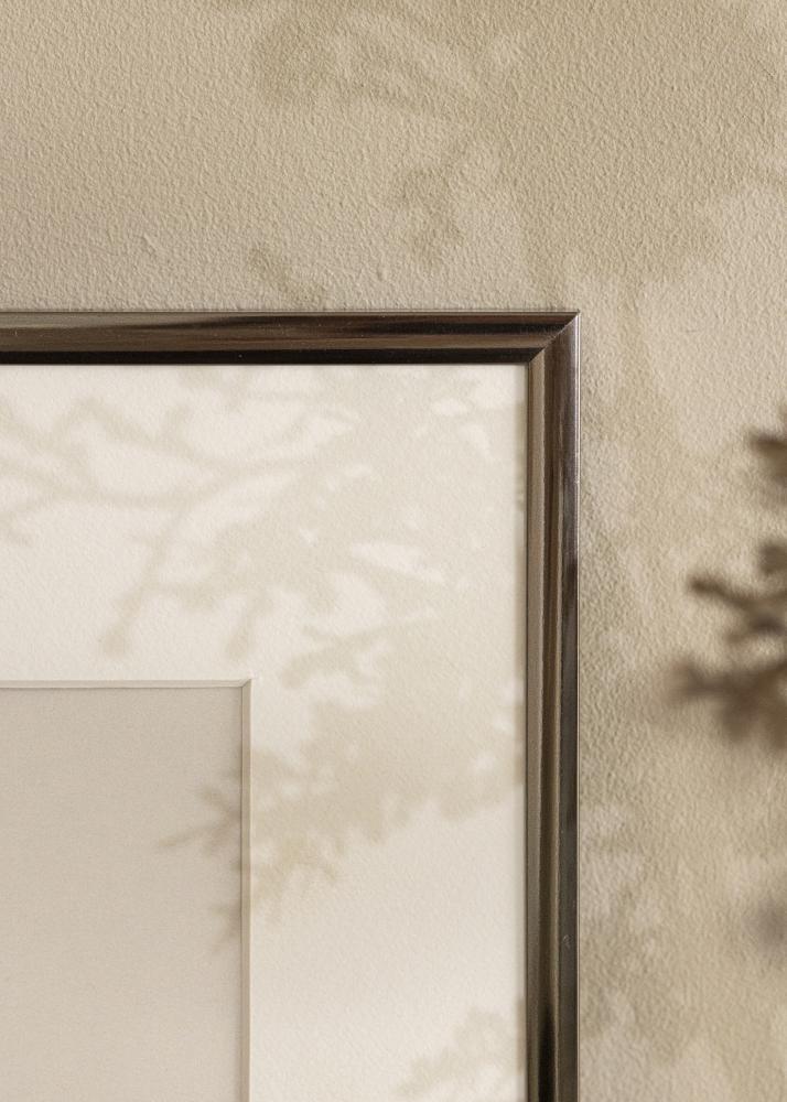 Rāmis New Lifestyle Tērauds 10x18 cm - Paspartu Balts 8x10 cm