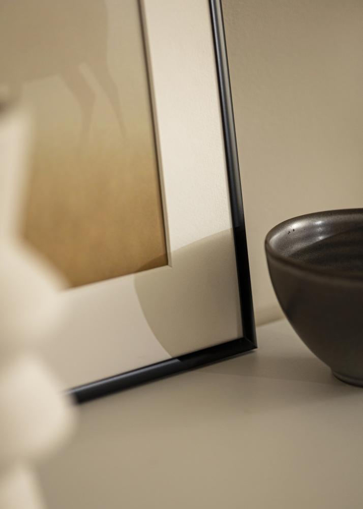 Rāmis Scandi matēts Melns 25x25 cm - Paspartu Balts 16x16 cm