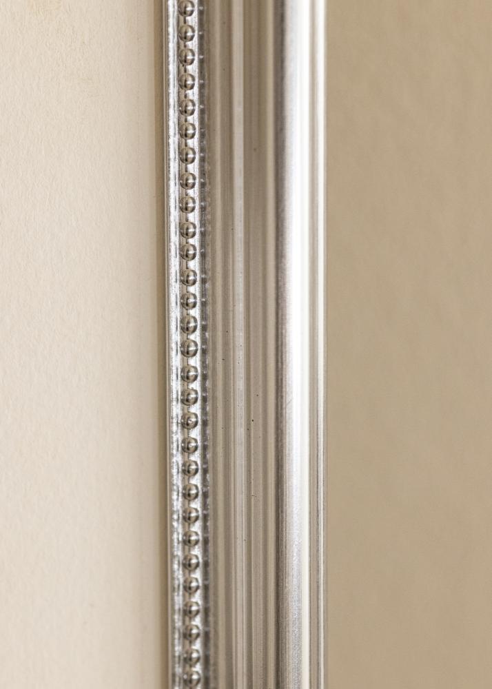 Rāmis Gala Sudrabs 50x70 cm - Paspartu Balts 39x60 cm