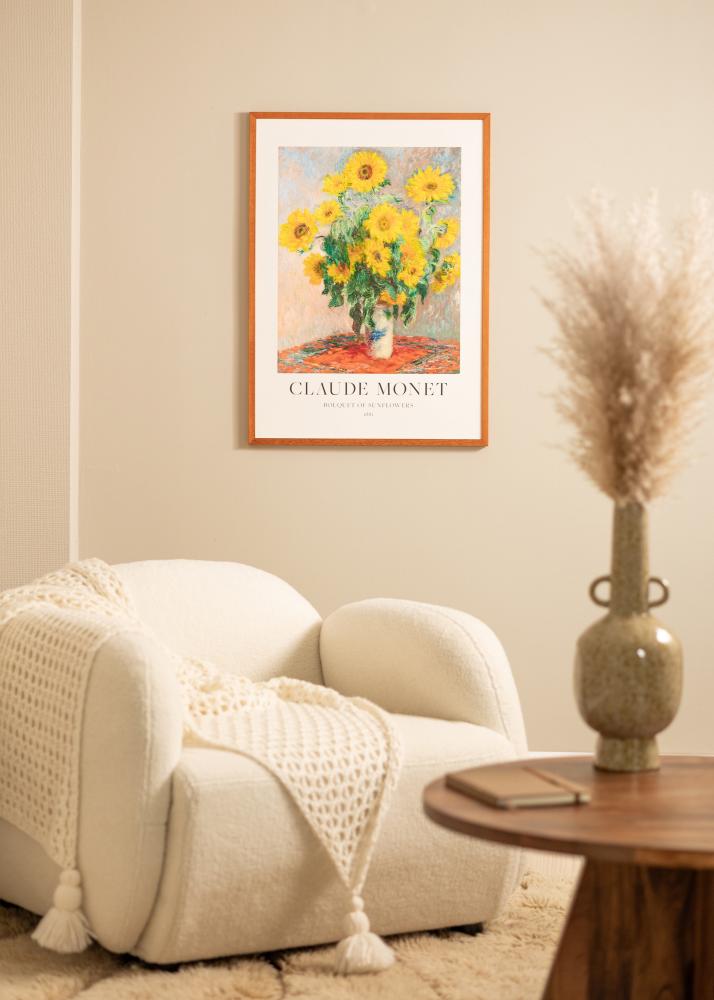 Rāmis Ares Ķirsis 50x70 cm - Paspartu balts 16x23 Inches