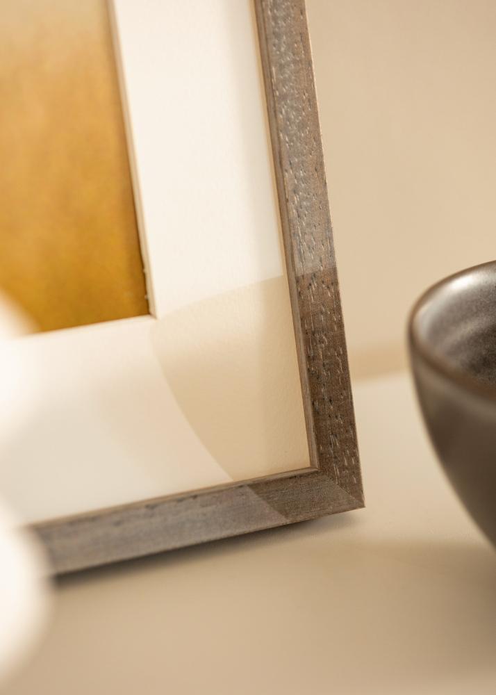 Rāmis Ares pelēks 45x60 cm - Paspartu Balts 32x45 cm