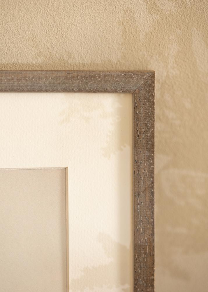 Rāmis Ares pelēks 45x60 cm - Paspartu Balts 32x45 cm