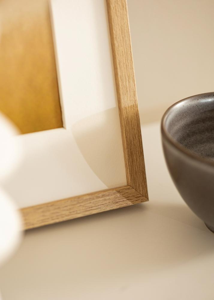 Rāmis Ares dabīgais ozols 18x24 cm - Paspartu Balts 13x17 cm