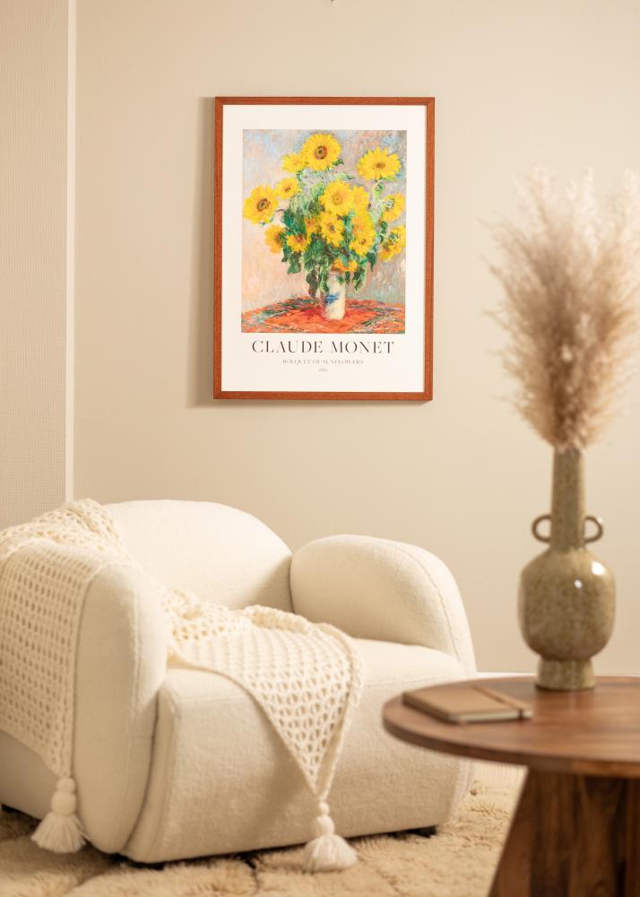 Rāmis Hermes Ķirsis 42x59,4 cm - Paspartu Balts 25x38 cm