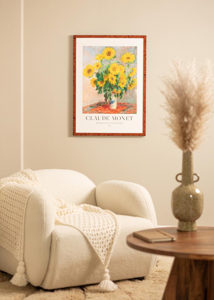 Rāmis Hermes Valrieksts 60x80 cm - Paspartu balts 20x28 Inches