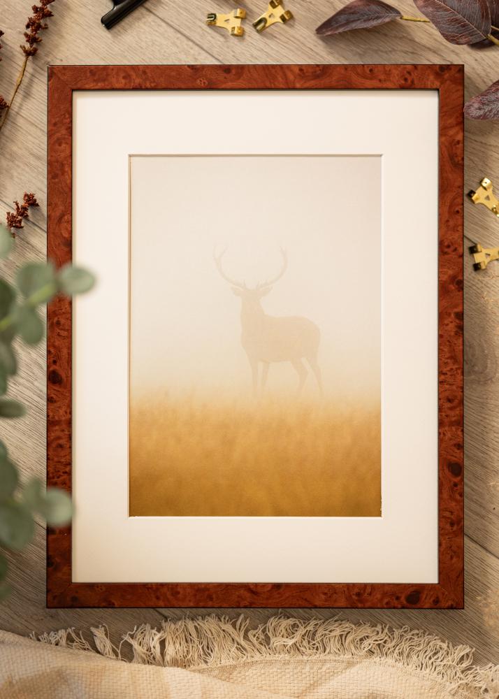 Rāmis Hermes Valrieksts 60x80 cm - Paspartu balts 20x28 Inches