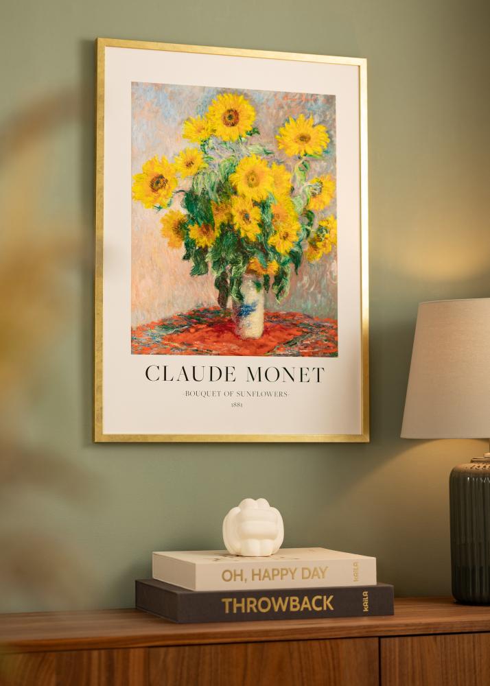 Rāmis Ares Zelts 24x30 cm - Paspartu Balts 18x24 cm