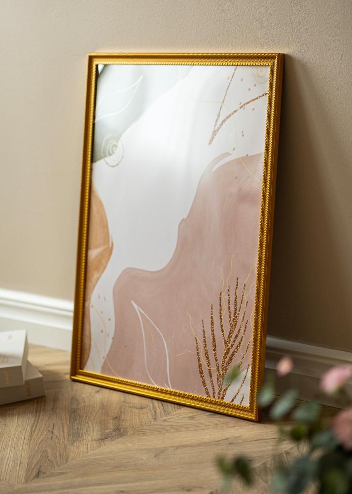 Rāmis Lattice Zelts 50x70 cm - Paspartu Balts 16x24 Inches