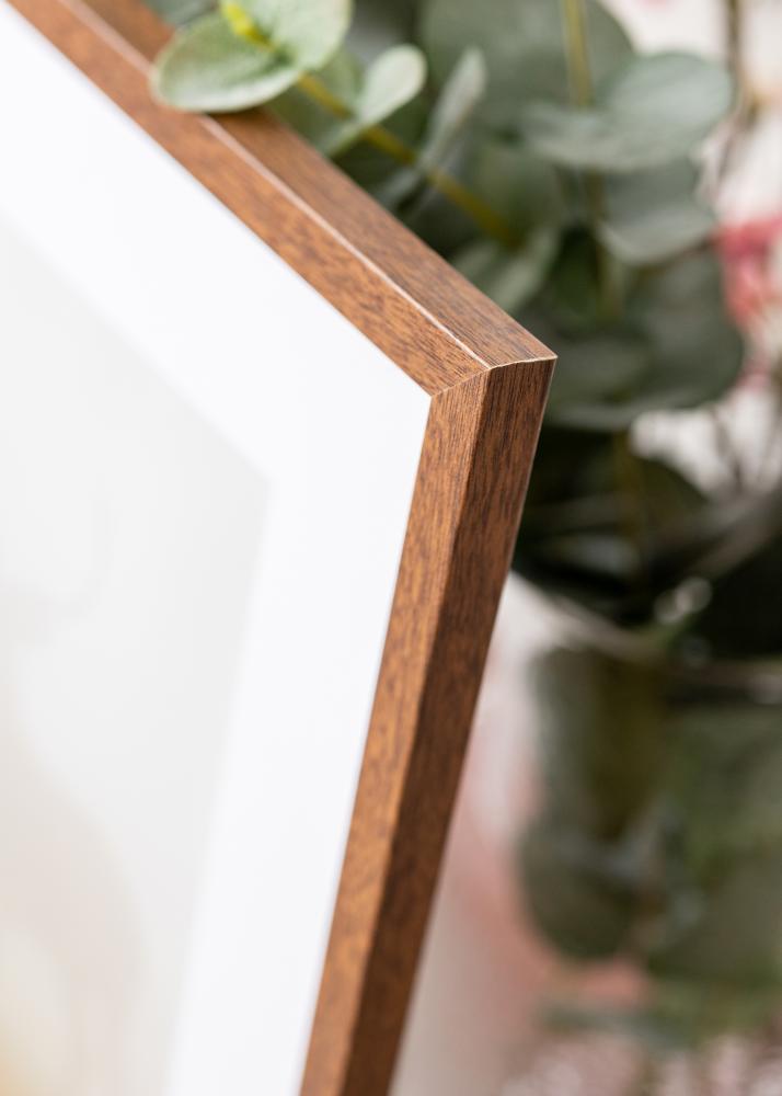 Rāmis Modern Silti brūns 40x50 cm - Paspartu Balts 30x40 cm
