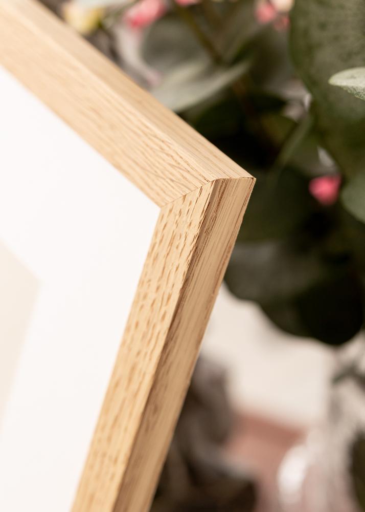 Rāmis Tidlös Masīvs Ozols 40x50 cm - Passepartout Balts 29,7x42 cm