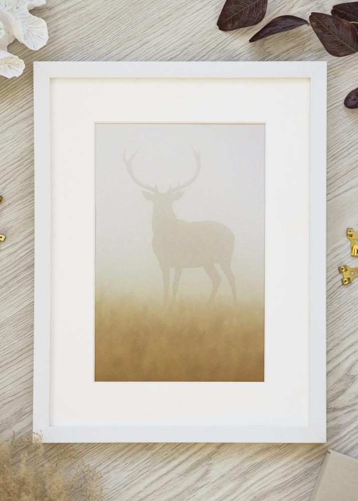 Rāmis Balts Plats 70 x 100 cm