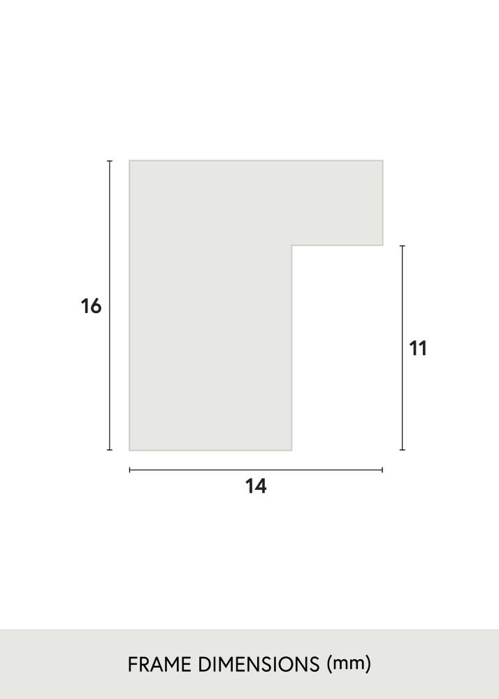 Rāmis Oban Akrila stikls Balts 60x80 cm