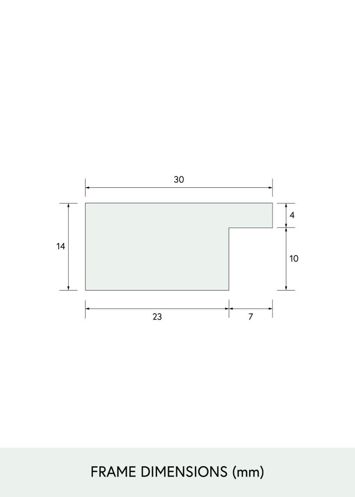 BGA Select Wide Akrila stikls Ozols 60x80 cm