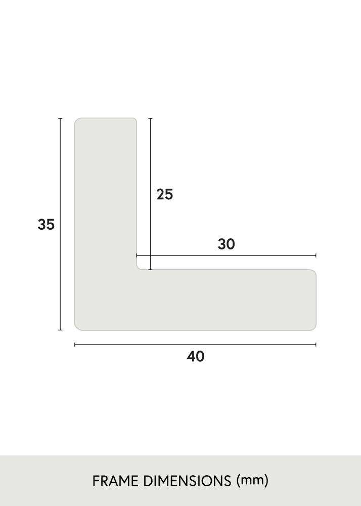 Rāmis Wells Akrila stikls Ozols 59,4x84,1 cm (A1)