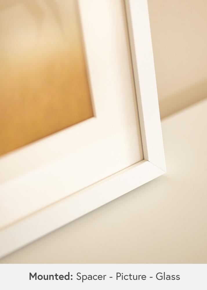 BGA Kastes rāmis Balts 50x70 cm - Paspartu Balts 40x60 cm
