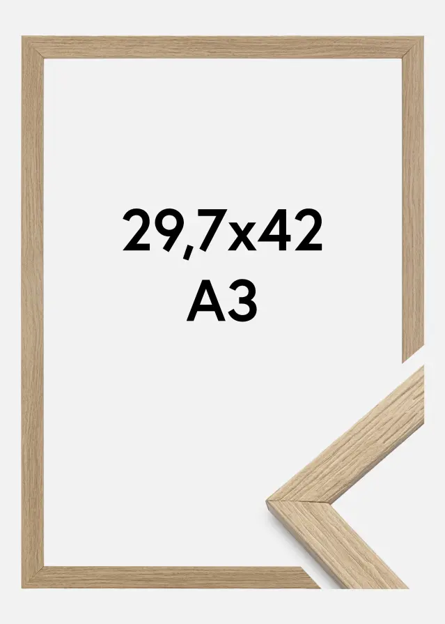 Rāmis Hedesunda Akrila stikls Ozols 29,7x42 cm (A3)