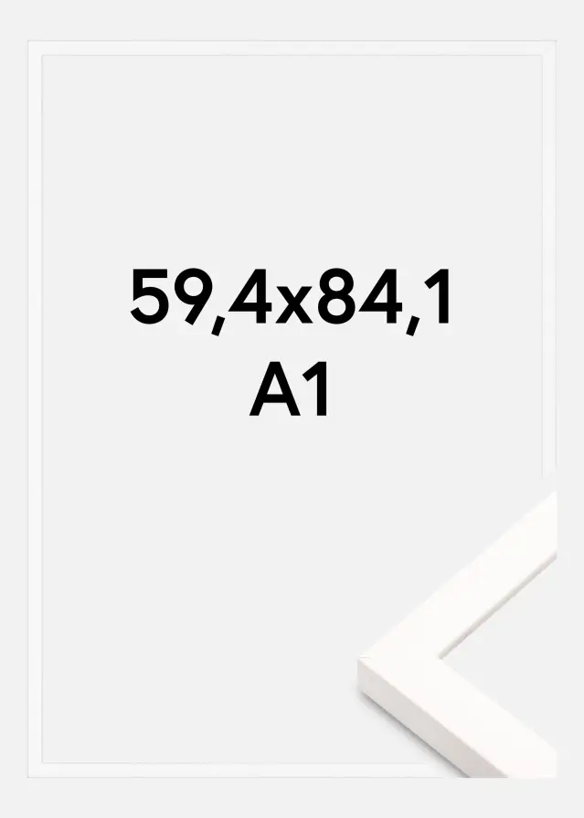 Rāmis Brooke Akrila stikls Balts 59,4x84,1 cm (A1)