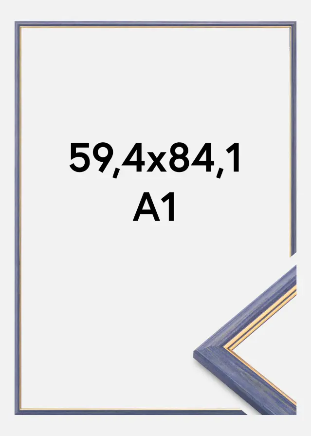 Rāmis Claudia Akrila stikls Zils 59,4x84,1 cm (A1)