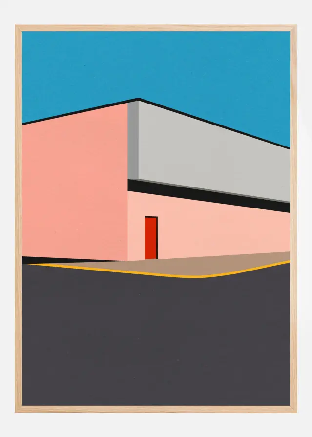 Warehouse Illustration Plakāts