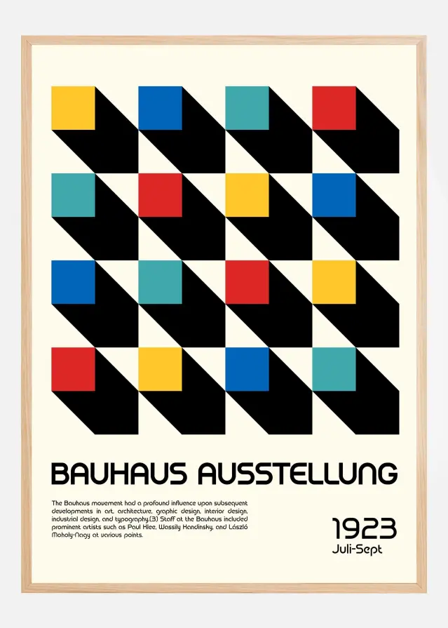 Bauhaus Ausstellung Plakāts
