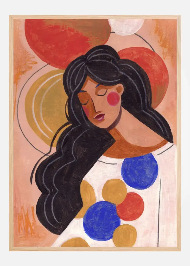 Woman in Thoughts Plakāts