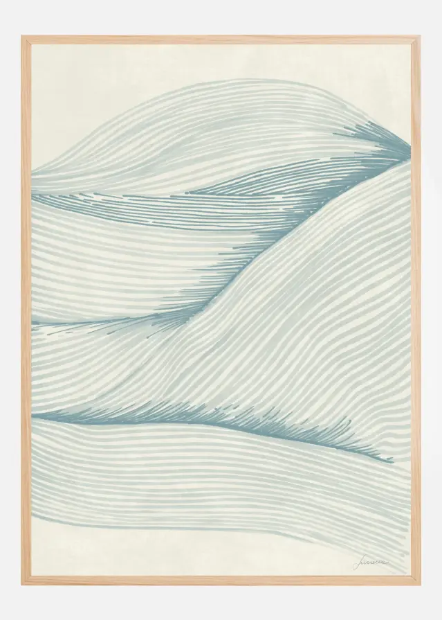 Ocean in lines 02 Plakāts